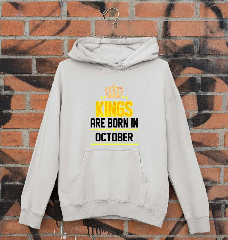 stylish hoodieKings Are Born In October Unisex Hoodie for Men/Women