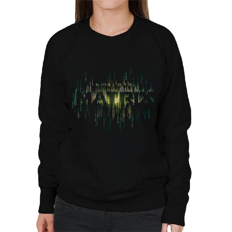 lightweight fitness hoodieThe Matrix Resurrections Glitch In The Matrix Women's Sweatshirt