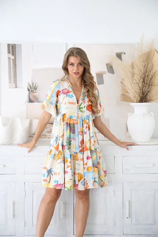 fitted dressSummer Vibes Swing Dress