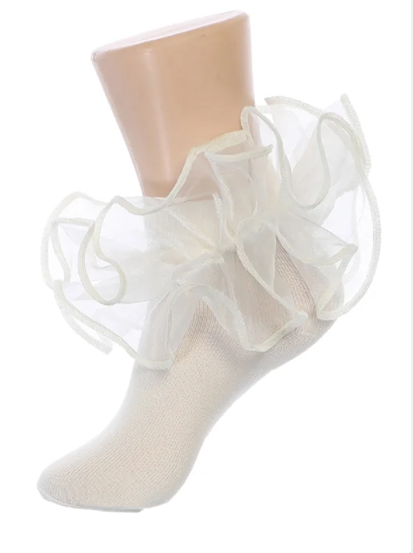 lace dressRuffle Sock