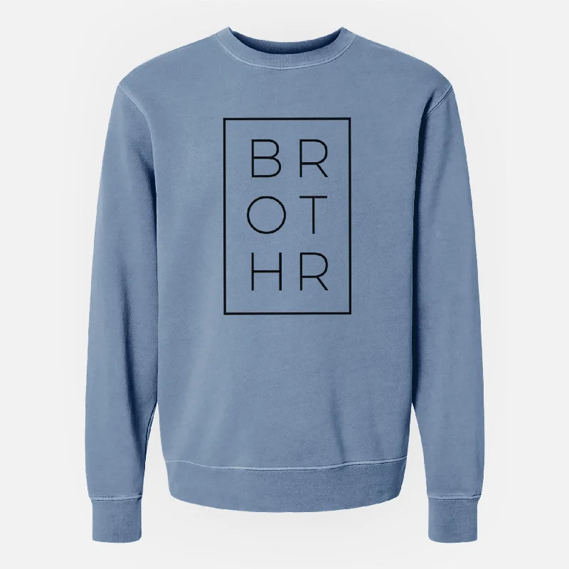 vibrant athletic hoodieBrother Boxed - Unisex Pigment Dyed Crew Sweatshirt