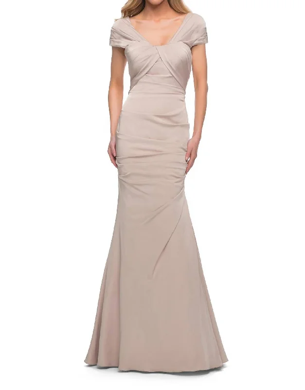 modern dress29805 In Nude