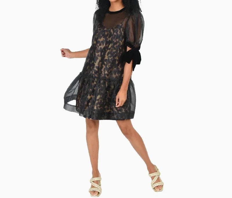 floral midi dressBella Dress In Tortoise Shell