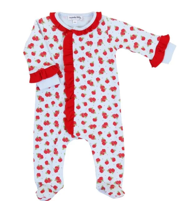 oversized dressMagnolia Baby Ruffle Apple Footie