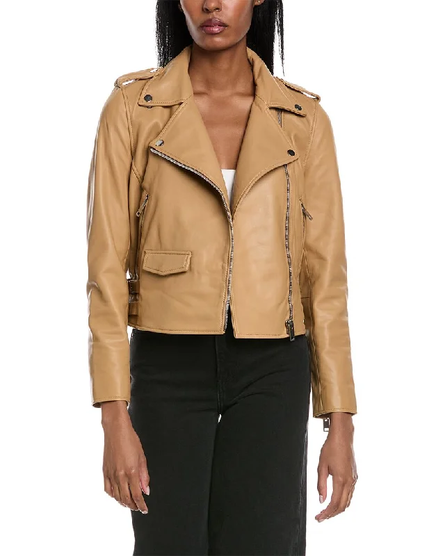 comfortable coatWalter Baker Liz Leather Jacket