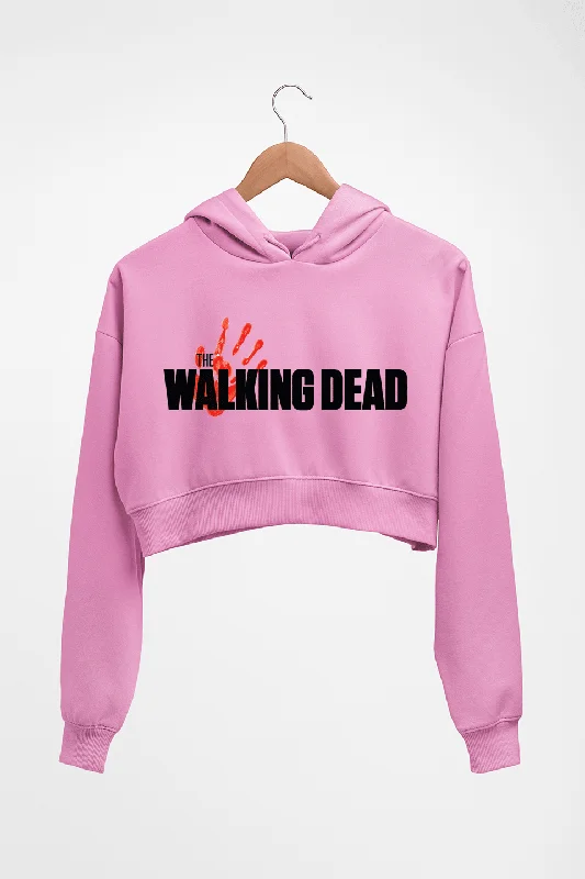 casual pullover hoodieThe Walking Dead Crop HOODIE FOR WOMEN