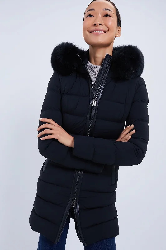 insulated winter jacketBlack Calla Down Coat