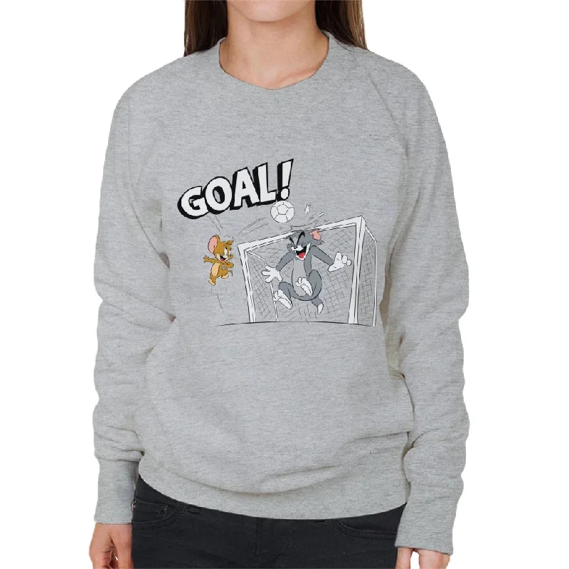 urban activewear hoodieTom and Jerry Football Back Of The Net Women's Sweatshirt