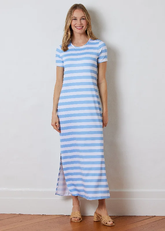 wrap dressBali Maxi Dress in Luxe Stretch