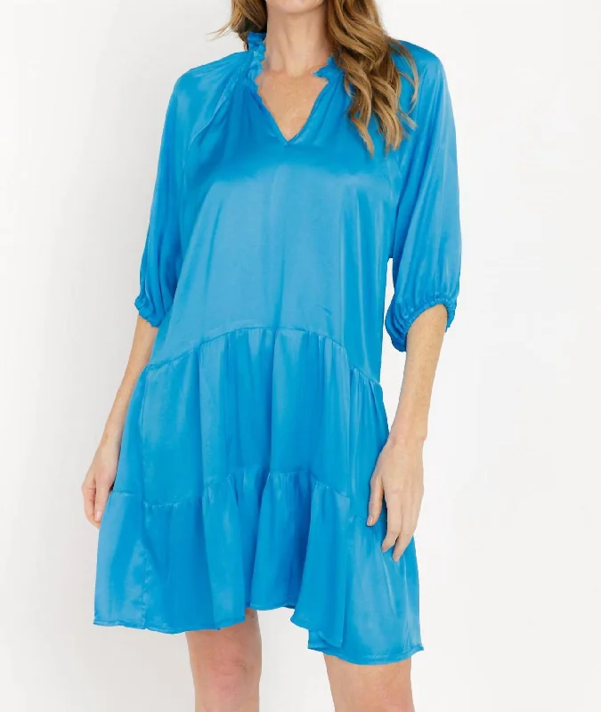 ashionable dressSean Tunic Dress In Imperial Blue