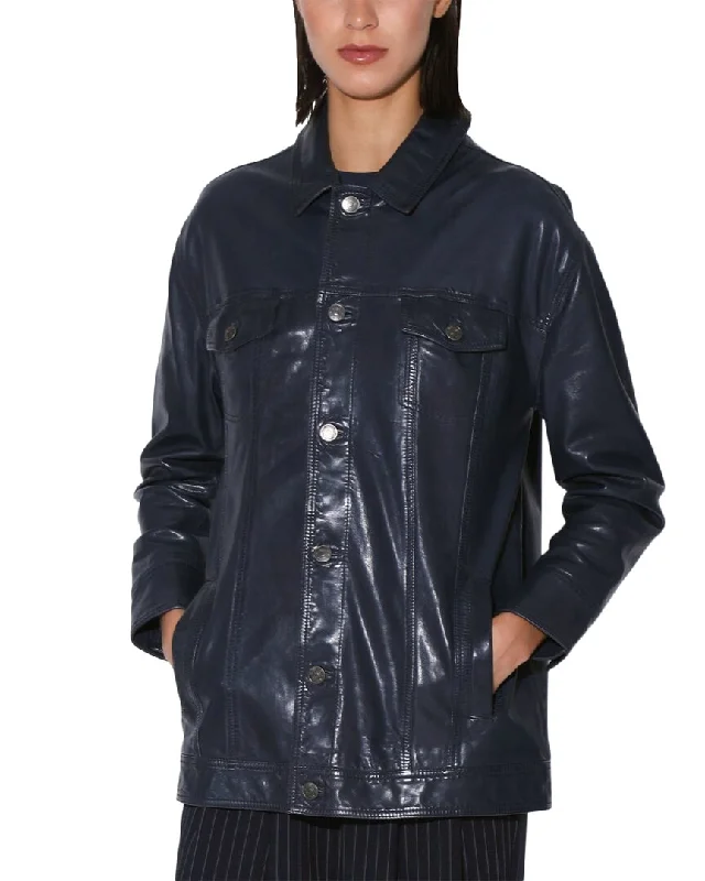 comfortable outerwearWalter Baker Sutton Leather Jacket