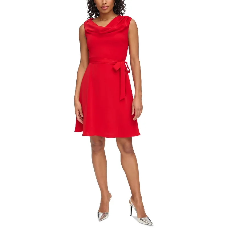 ruffle dressDKNY Womens    Fit & Flare Dress