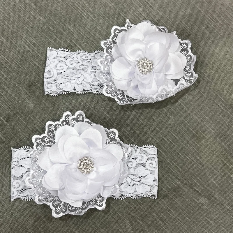 chic slip dressWhite Flower Lace Headband