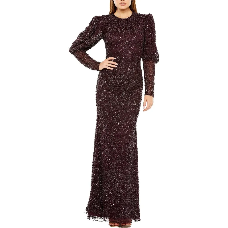 bodycon dressMac Duggal Womens Sequined Formal Evening Dress