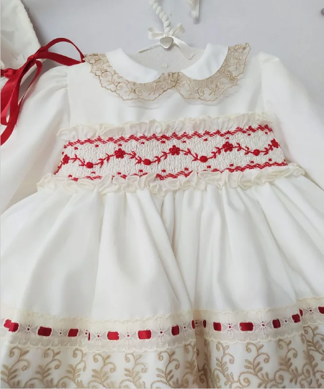 boho-chic dressSmocked Ivory Dress