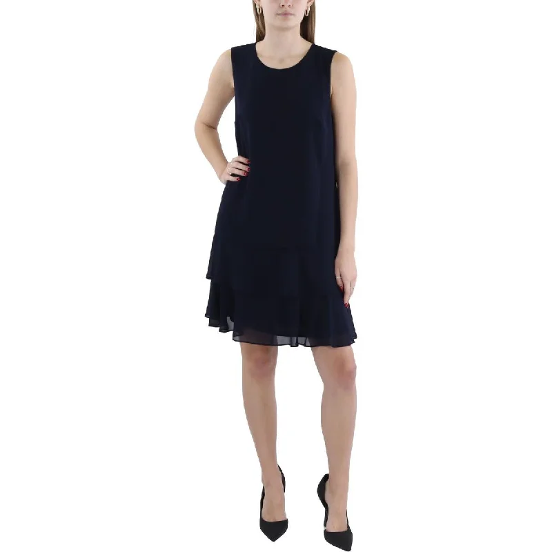 casual slip dressLauren Ralph Lauren Womens Mini Sleeveless Shift Dress