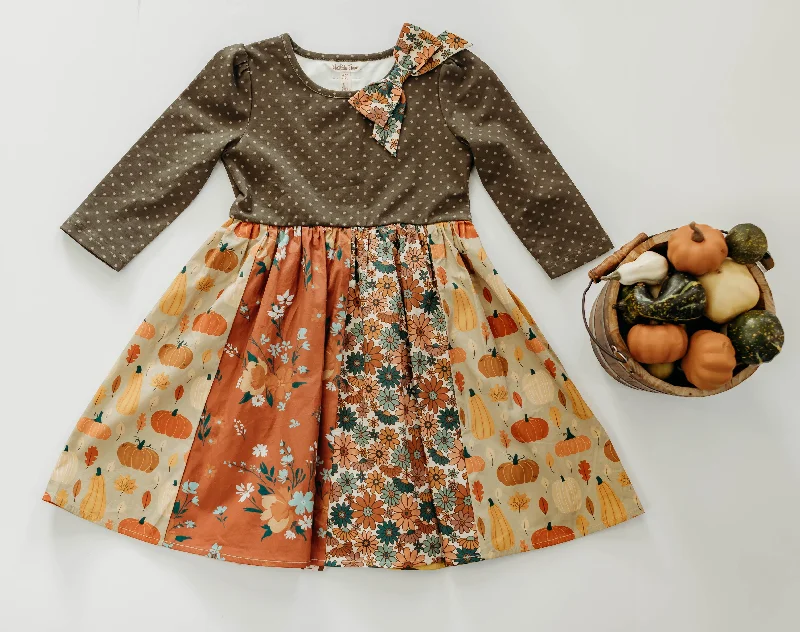 relaxed fit dressPumpkin Pals Panel Dress