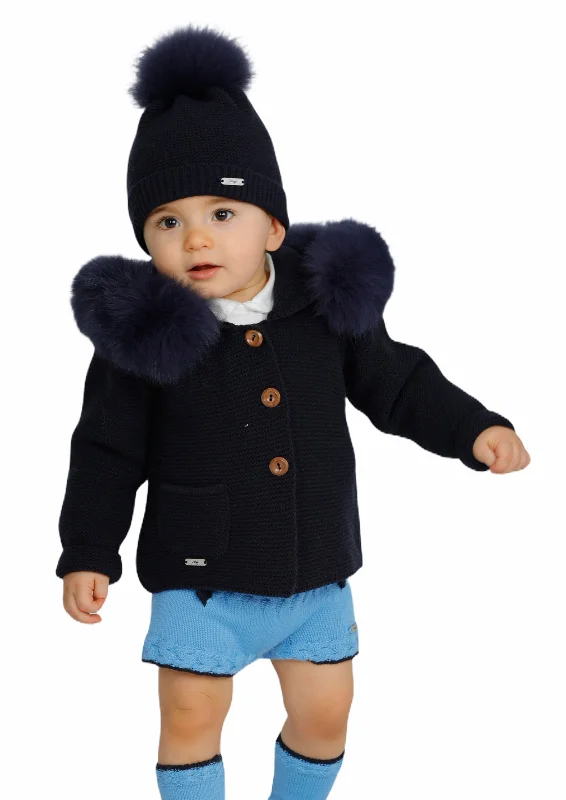 one-shoulder dressRahigo Boy's Navy Coat