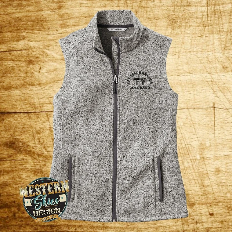 minimalist gym sweatshirtPort Authority ® Women's Sweater Fleece Vest