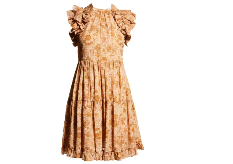 lace dressWomen's Adele Flutter Sleeves Tiered In Meadow