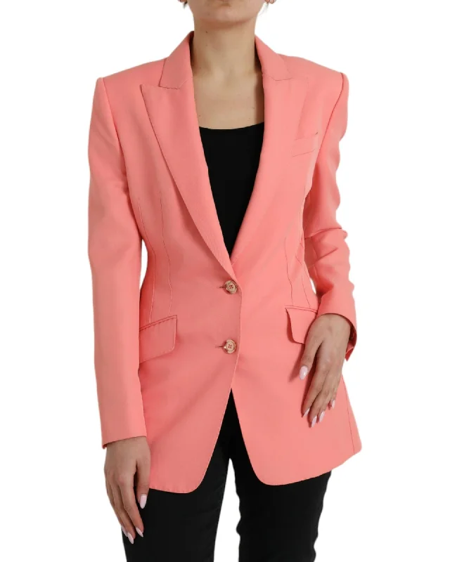 breathable jacketDolce & Gabbana  Classic Coral Blazer for Women