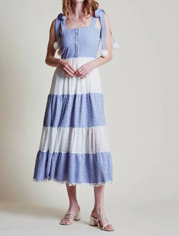 shift dressMadeline Dress In Blue/white