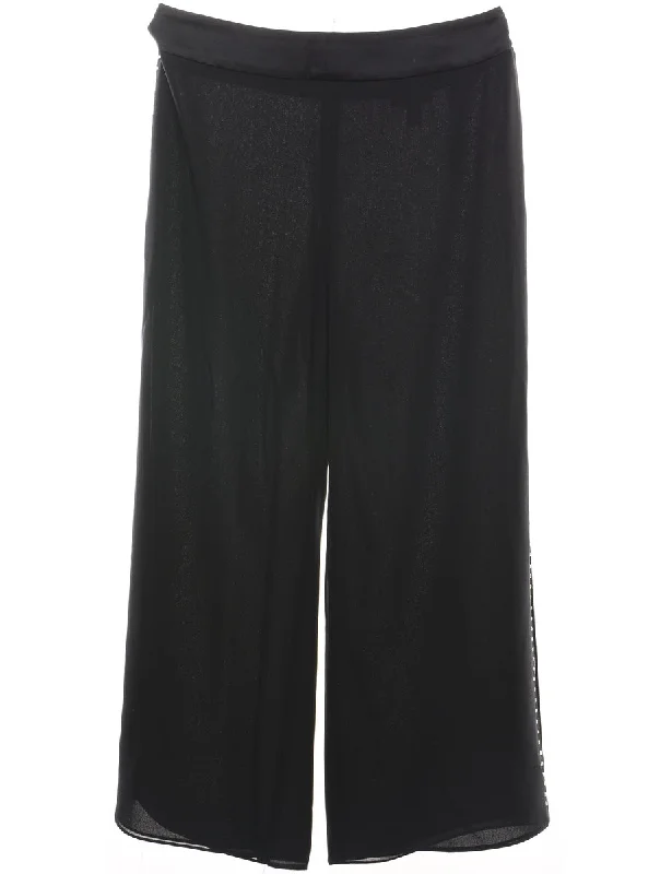 urban coatBlack Classic Culotte Trousers - W35 L31