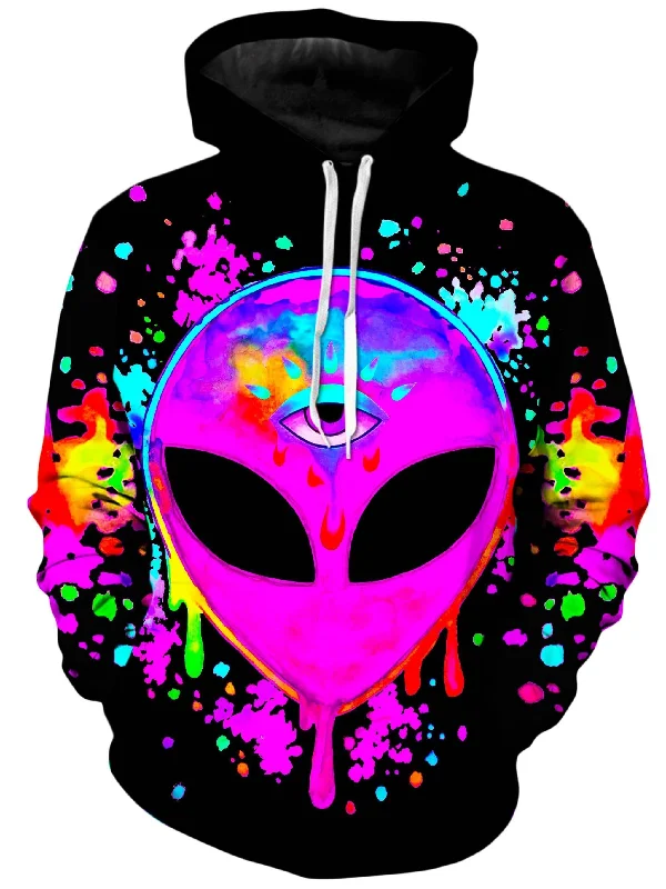 simple hoodieSplatter Alien Pink Unisex Hoodie