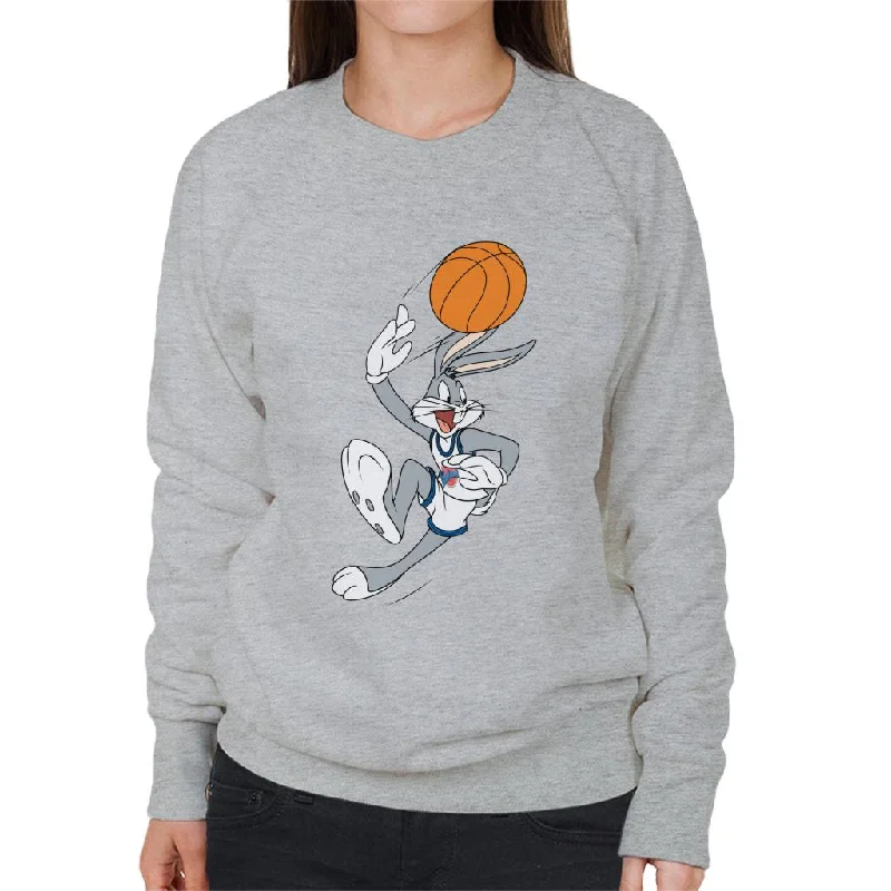 breathable gym hoodieSpace Jam Bugs Bunny Basketball Women's Sweatshirt