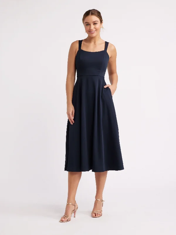 pleated maxi dressNew York Dress