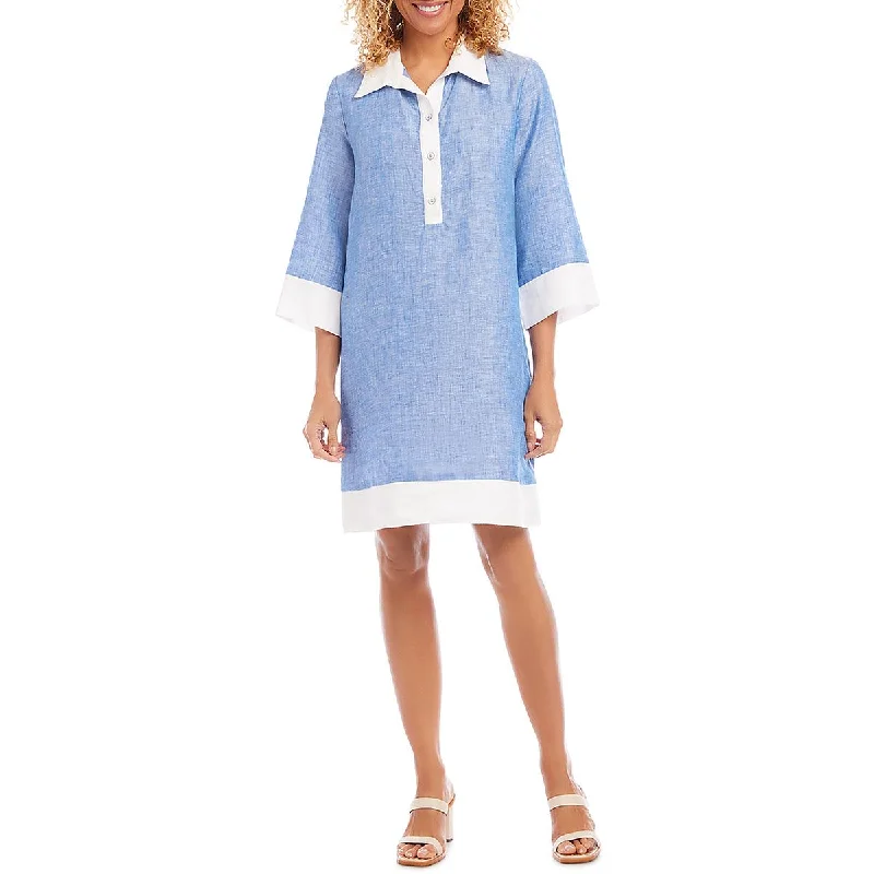 minimalistic dressKaren Kane Womens Shirtdress Mini