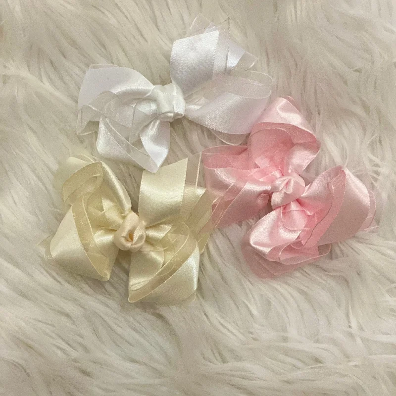 boho dressOrganza Satin Layered Bow