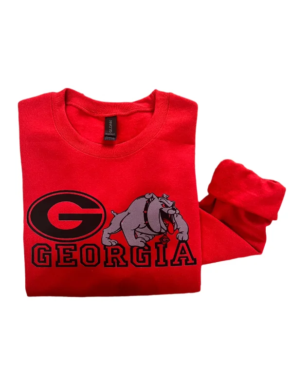 long-sleeve athletic hoodieGeorgia Bulldog sweatshirt