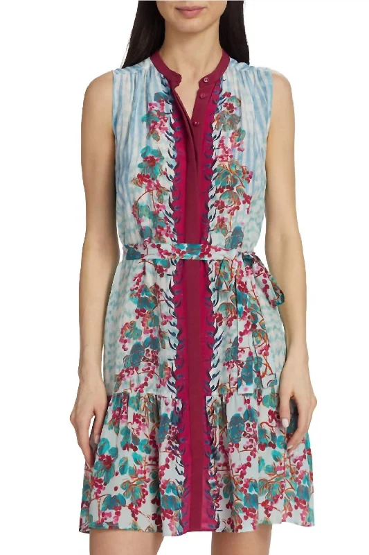 floral wrap dressTilly Dress In Mulberry Grapes