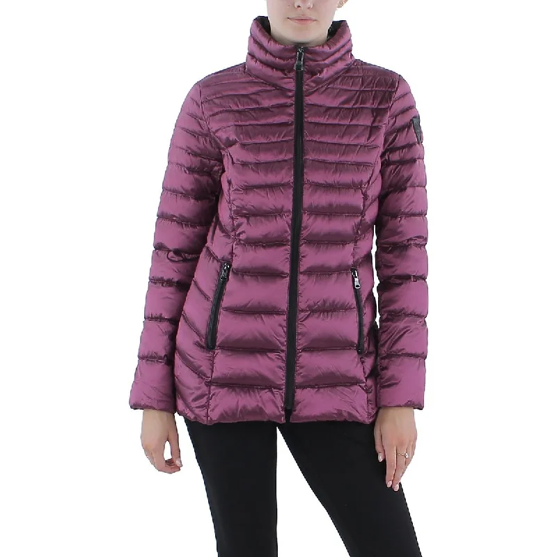 cold weather jacketWomens Quilted Short Down Coat