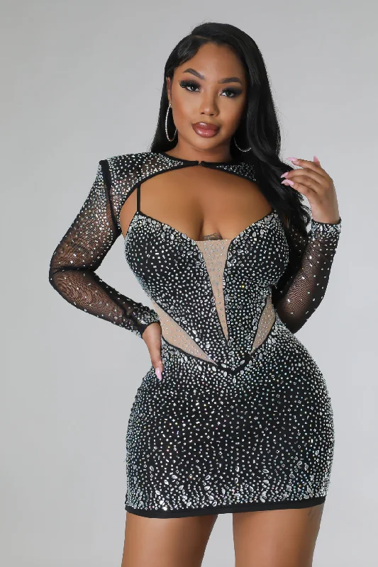 v-neck dressDiamond Kween Dress