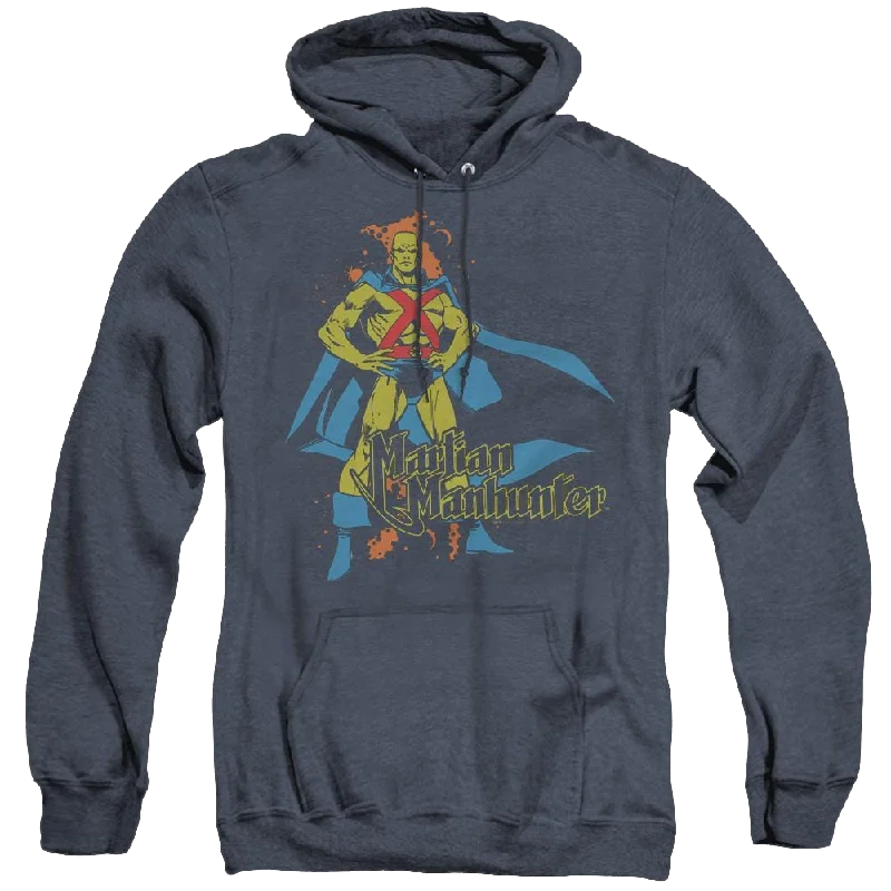 casual fit hoodieMartian Manhunter Martian Manhunter - Heather Pullover Hoodie