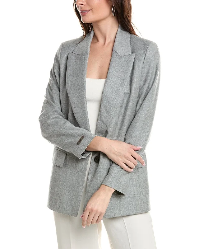 raincoatPeserico Wool-Blend Blazer