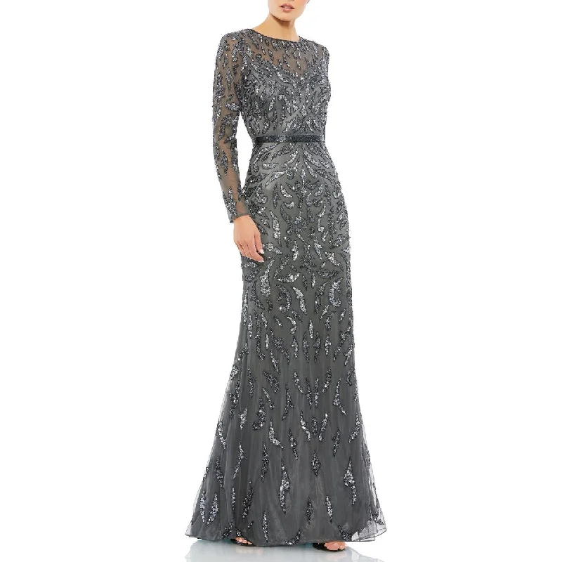 form-fitting dressMac Duggal Womens Embellished Formal Evening Dress