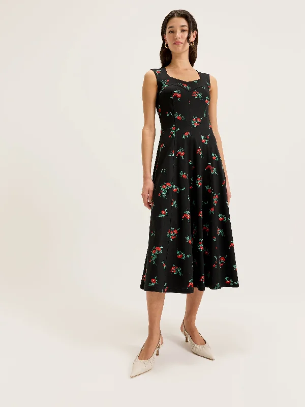 comfy dressPosing Roses Jersey Dress