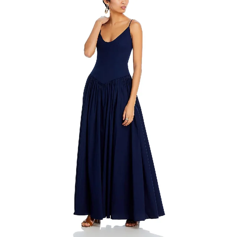 mini dressSTAUD Womens Pleated Long Maxi Dress