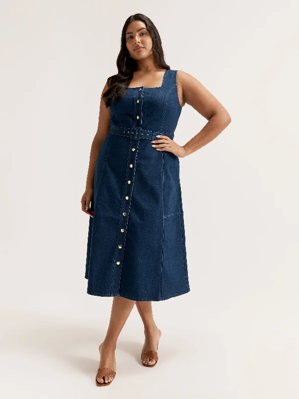 modern dressJagger Denim Dress