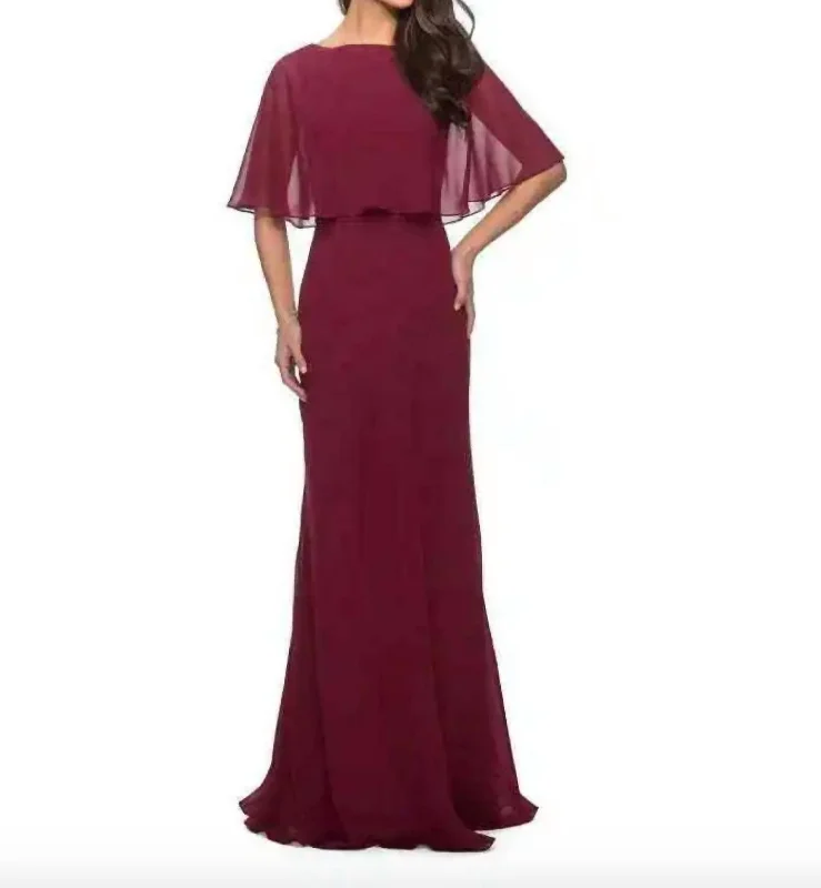 summer dress25204 In Garnet